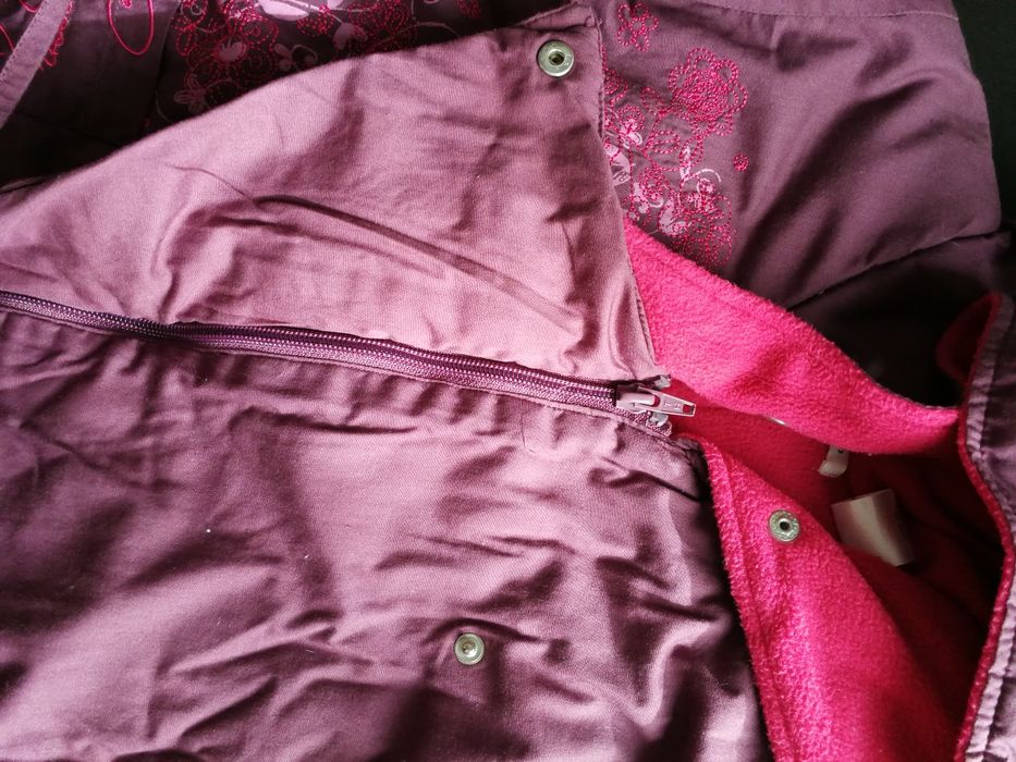 Macacão de inverno com luvas e pés 18 meses