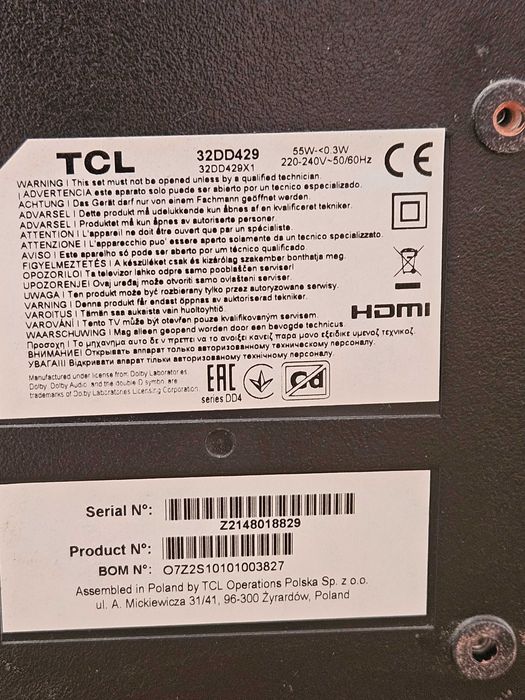 Telewizor  lcd 32 cale