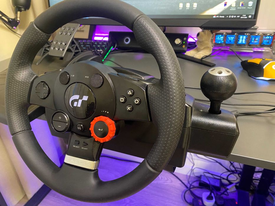 Logitech Driving Force GT | Ігрове кермо | 900 градусів