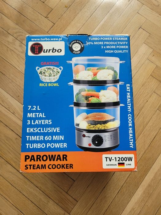 Parowar Turbo TV-1200W 400W używany