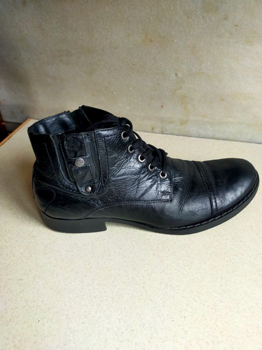 Buty zimowe sztyblety kozaki trzewiki skórzane Lasocki For Men 42/43