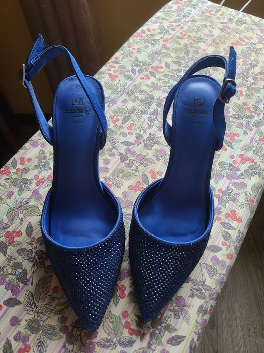 Sandálias azuis 36 Seaside