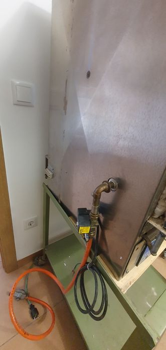 Mufla forno cerâmica eléctrico com gás 1300 graus