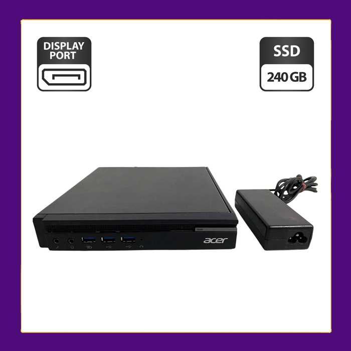 Неттоп Acer Veriton N4640G/Celeron G3900T/8GB DDR3/ 128GB SSD/HD 510