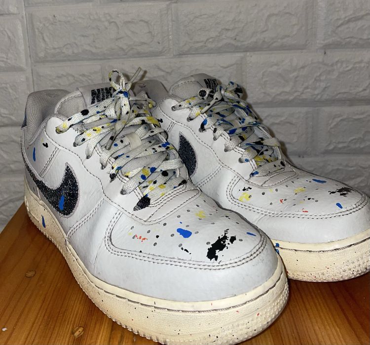 Оригінал Кросівки Nike AIR FORCE 1 з натуральної шкіри; кросовки 40 р