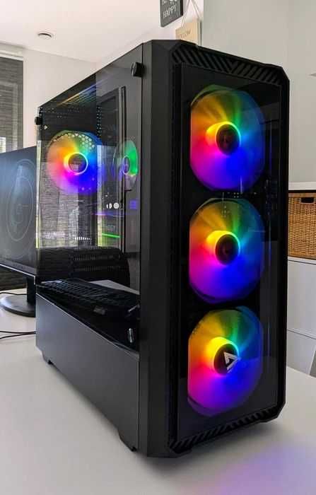 Komputer gamingowy do gier Ryzen / 16GB RAM / karta graficzna RTX 3070 8GB / SSD oświetlenie LED gwarancja
