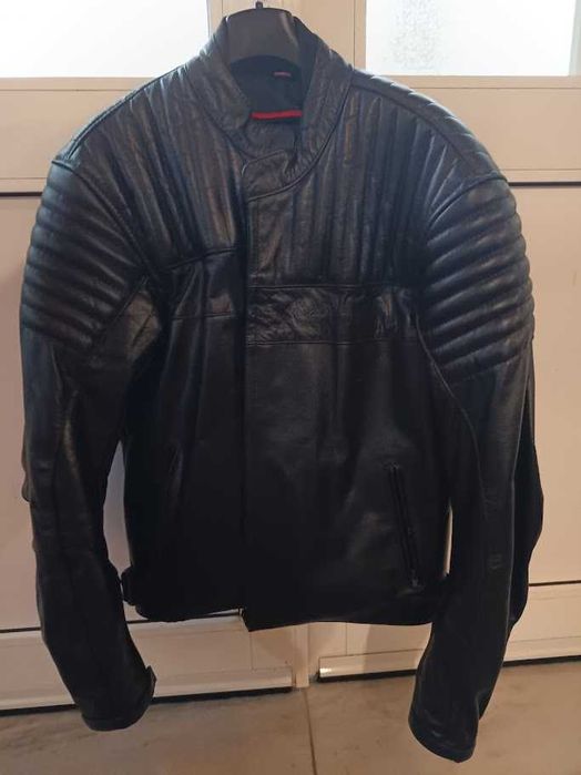 Casaco Cabedal Motard novo c/ proteções