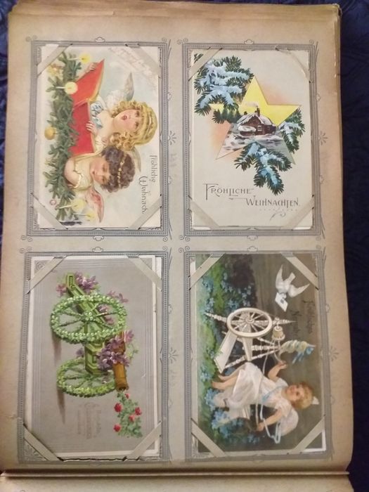 Álbum de postais estrangeiros