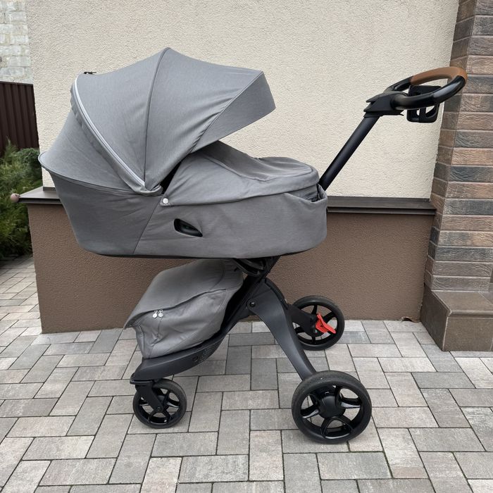 Коляска Stokke xplore X 2в1 люлька прогулка підстаканник футмуф плед