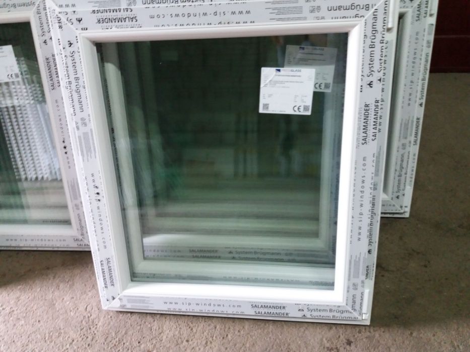 Okno pcv nowe wys 100 szer 90 uchylno- rozwierne . TANIO !!