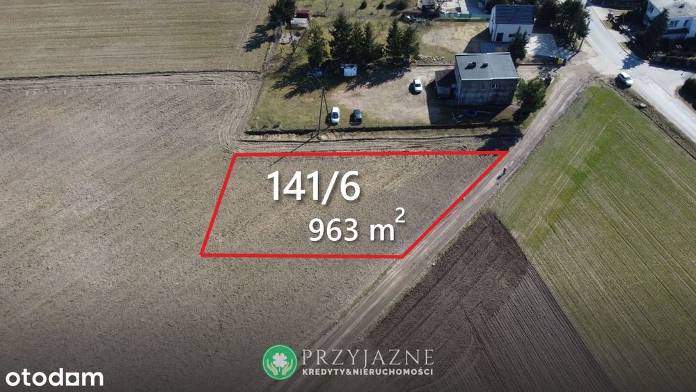 Piękna działka na sprzedaż - 1,5 km od Pobiedzisk - działka z WZ