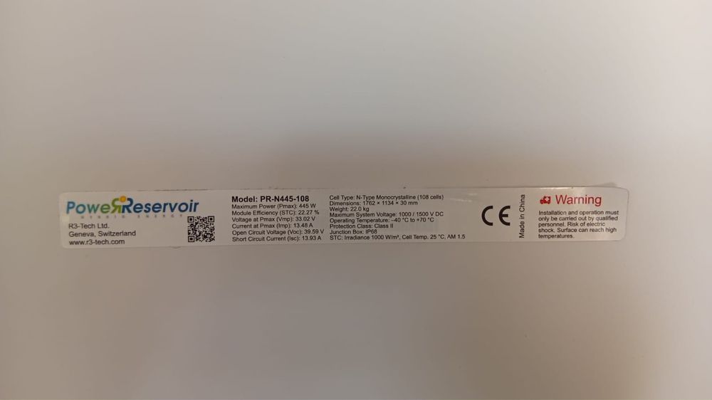 Сонячні панелі 445 watt