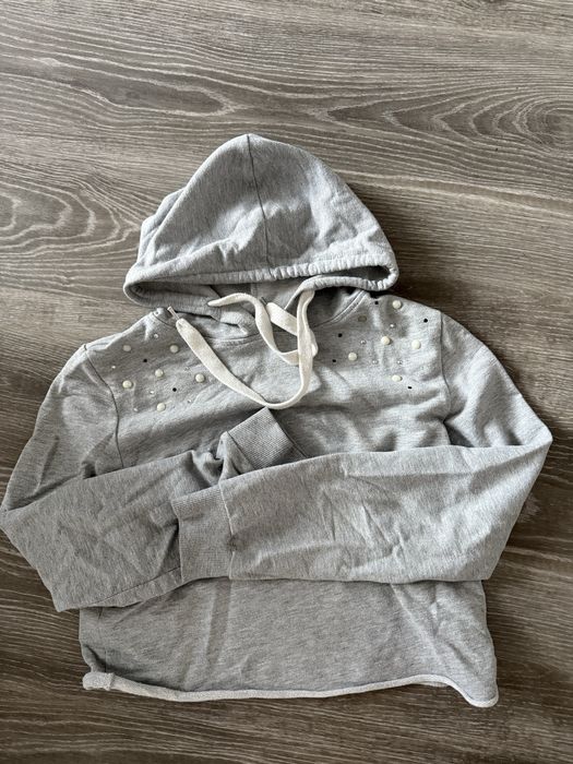 Szara bluza primark krótsza