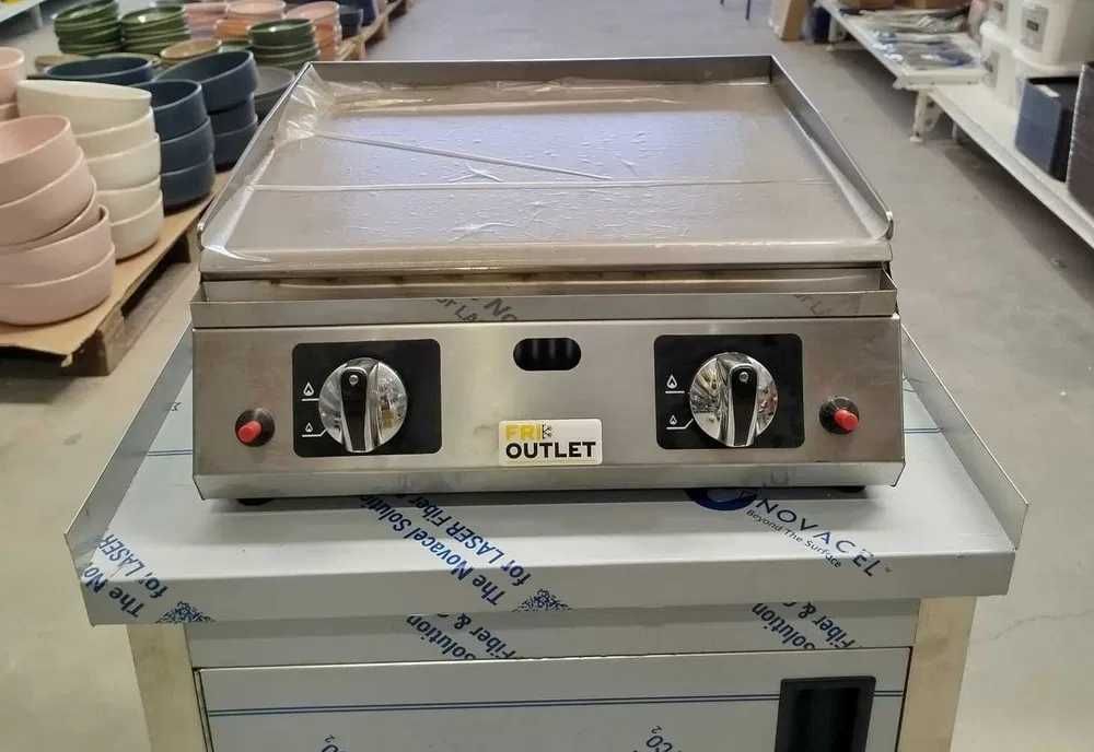 Chapa Lisa a Gás 50cm - NOVA