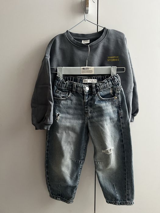 Комплект джинси ,світшот Zara
