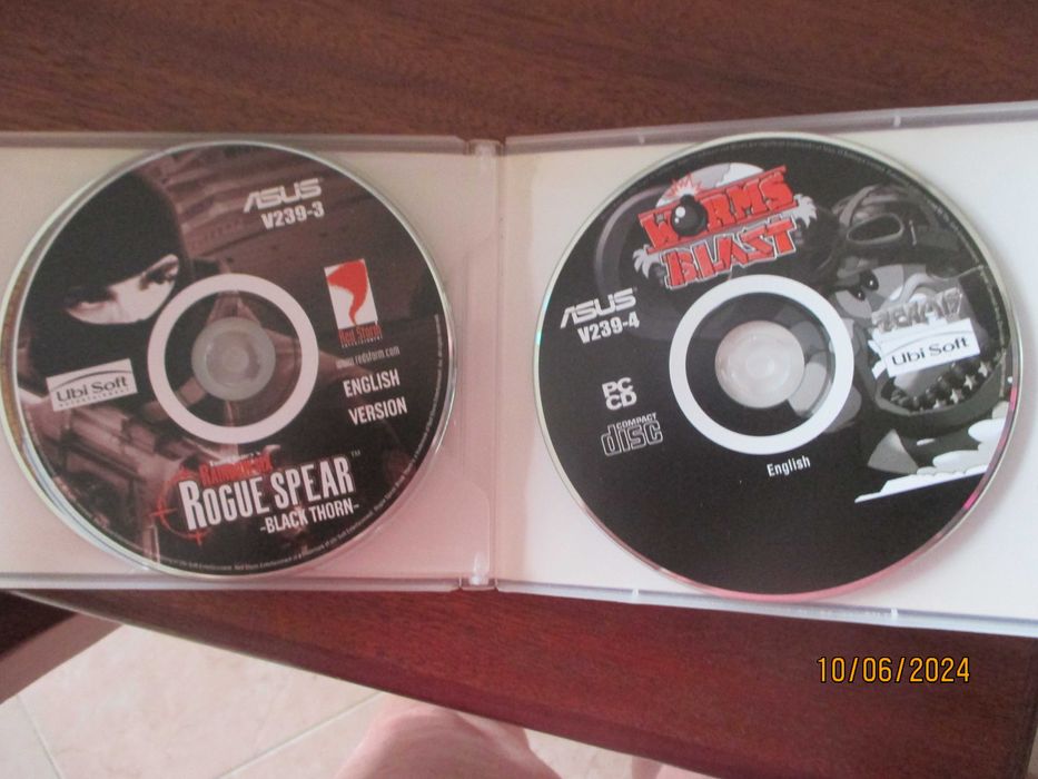 Jogos pc-entertainment asus - Morrowind, Black torn,Worms blast