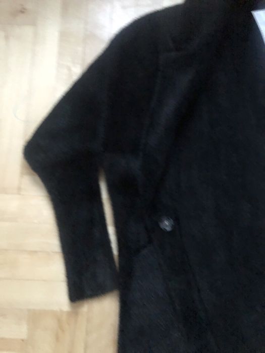 Płaszcz/ kurtka/ sweter oversize Alpaka, czarna