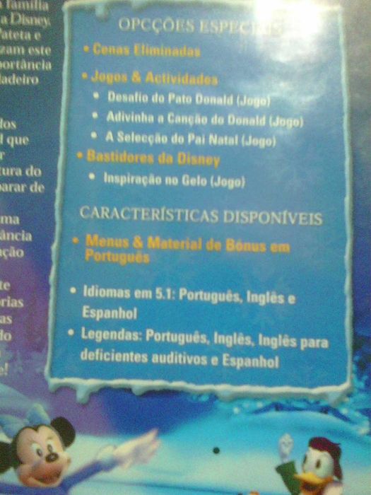 festeja o natal com o mickey filme DVD-portes CTT grátis
