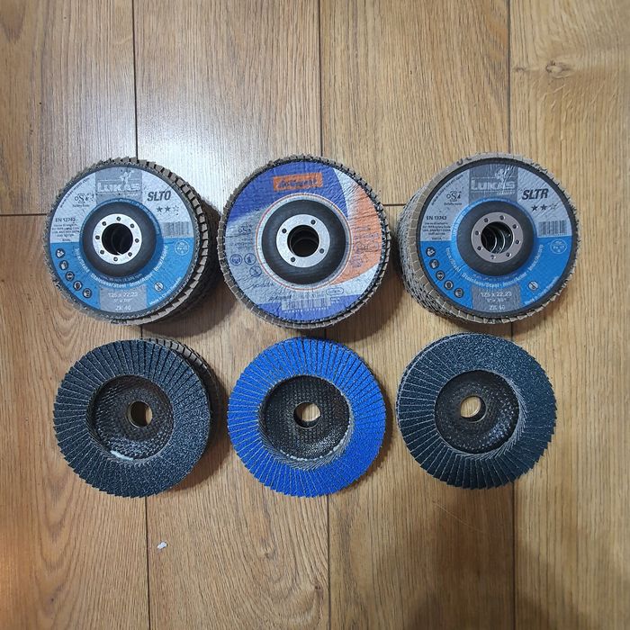 Tarcze lamelki Ceramiczne LUKAS 125 do stali nierdzewnej