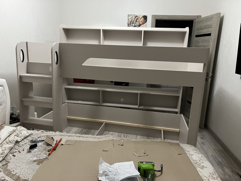 Дитяче двоярусне ліжко LION Майнкрафт 90х190