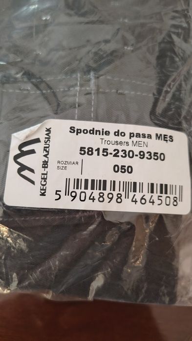 Spodnie robocze męskie