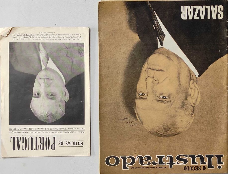 Vários Jornais Revistas e Recortes sobre Salazar (LER DESCRIÇÃO)