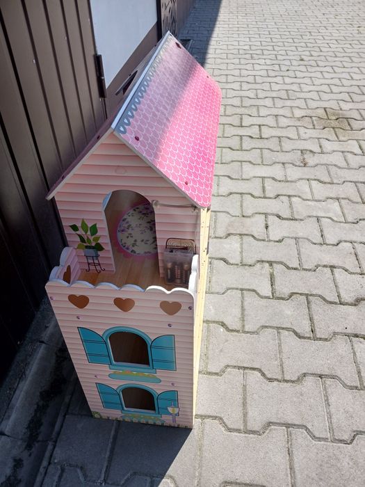 Domek dla lalek zabawka duży solidny
