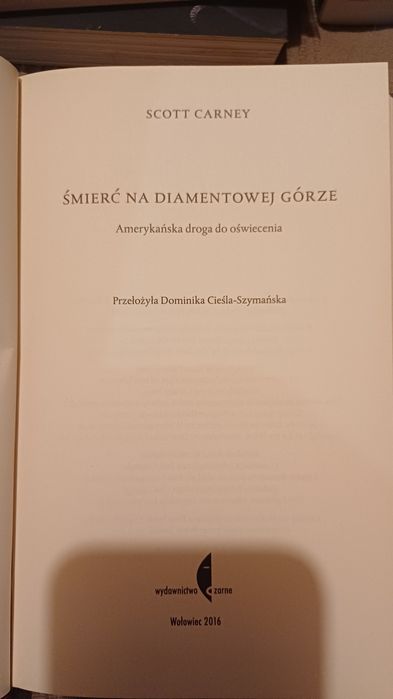 Scott Carney Śmierć na diamentowej górze