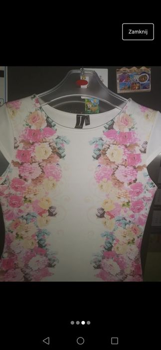 Sukienka letnia codzienna impelrezowa wesele 40 42