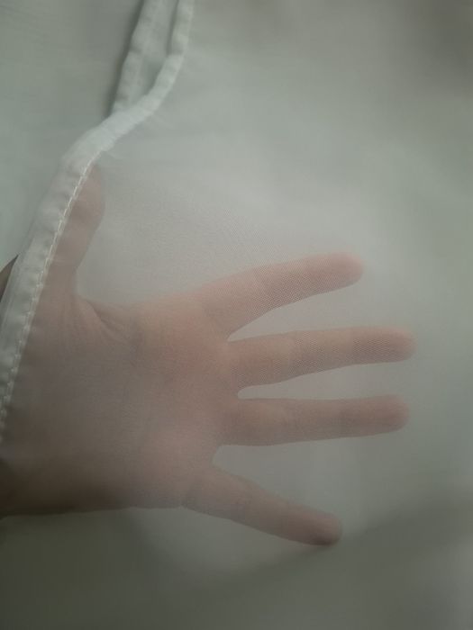 Тюль білого кольору, 1 шт.