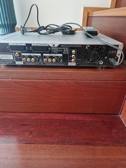 Sony RDR-GX7 Recorder Player e comando para controlo remoto