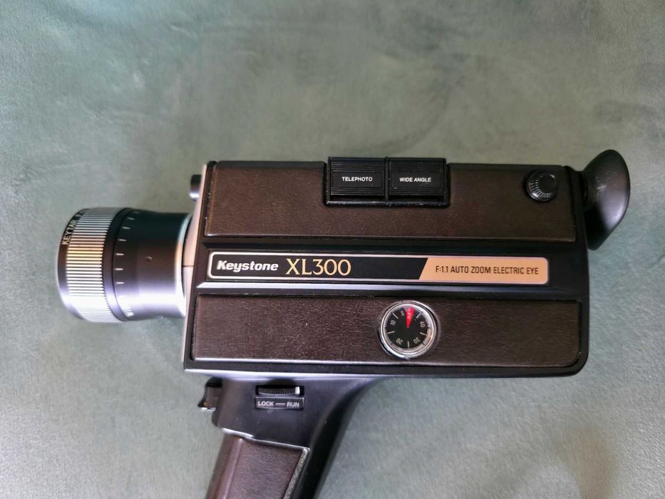 Camera filmar Keystone xl300 Super 8 vintage + mala transporte