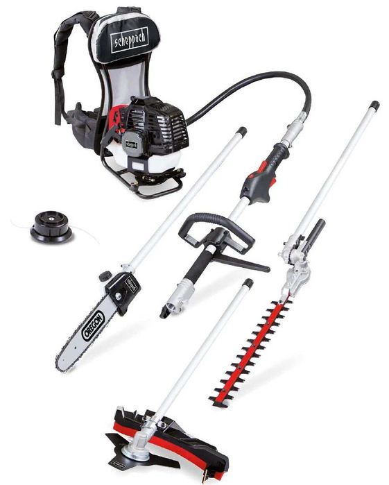 Багатофункціональний пристрій 4в1 Backpack MFH5300-4BP кущоріз тример