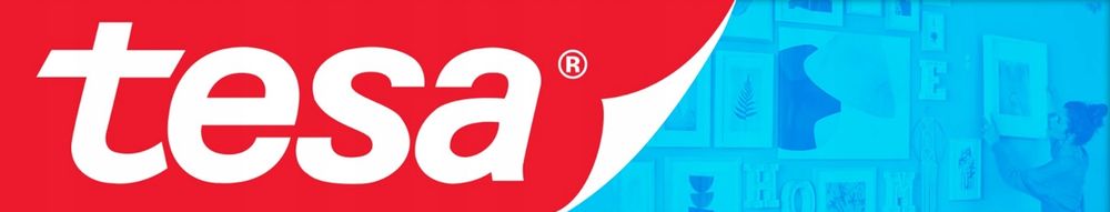 TESA Rzepy Samoprzylepne POWERSTRIPS CLICK biały rozmiar L 8,5 cm x 2