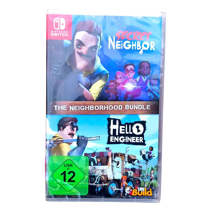 Podwójna gra Secret Neighbor + Hello Engineer Nintendo Switch  NOWE