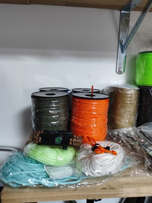 Coleira paracord personalizáveis