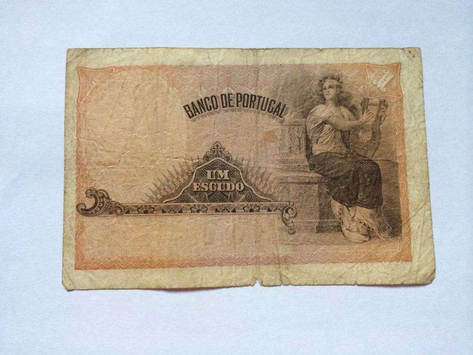Nota 1 Escudo 1917 Portugal