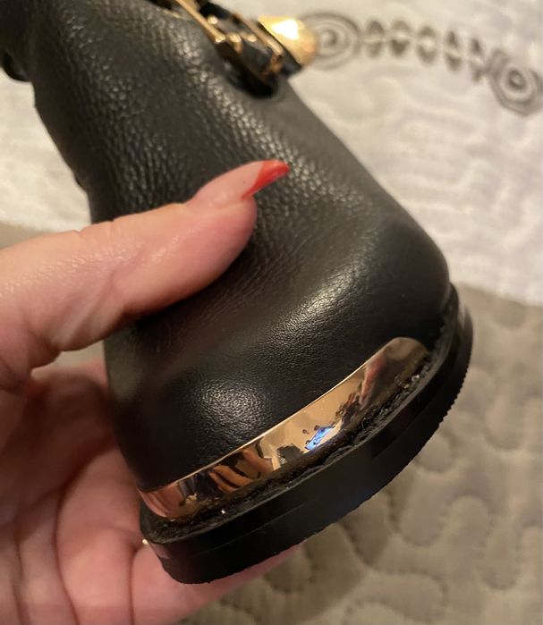 Śliczne botki skorzane rozm.36