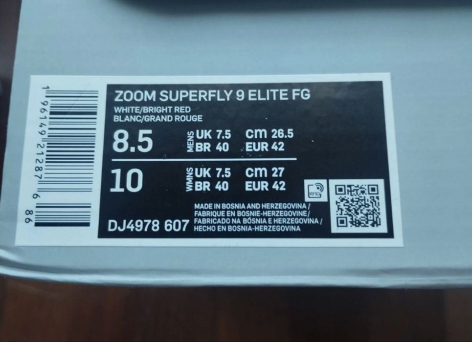 Chuteiras Nike zoom Mercurial superfly 9 elite FG