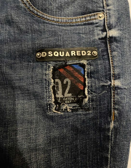 Dsquared2 jeansy męskie | W28 L29 | premium denim | niebieski denim