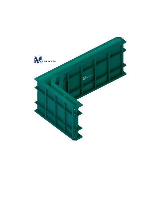 Forma L260x99x150 do ścian oporowych typu L, elka, beton, formy