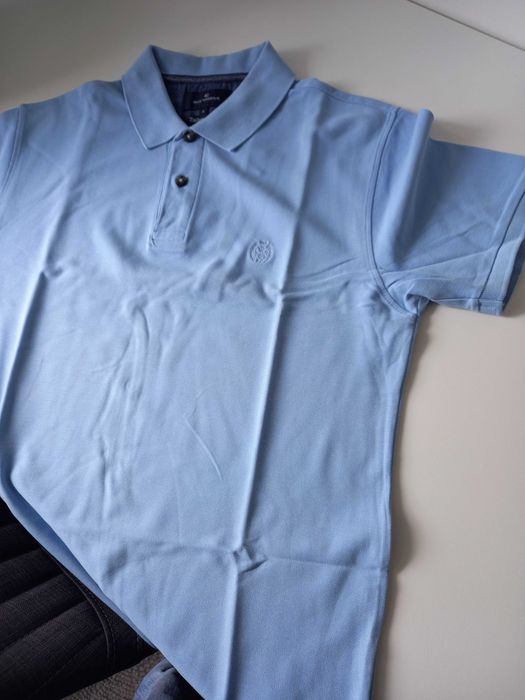 Koszulka polo Marks & Spencer rozm. M błękitna