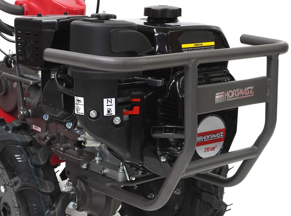 Glebogryzarka Hortmasz 7.0KM NAPĘD+PŁUG+OBSYPNIK +Koła Stalowe  62cm