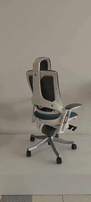 Fotel biurowy, ergonomiczny, regulowany, krzesło do biura, biurka WAU TKANINA PL | WYPRZEDAŻ EKSPOZYCJI