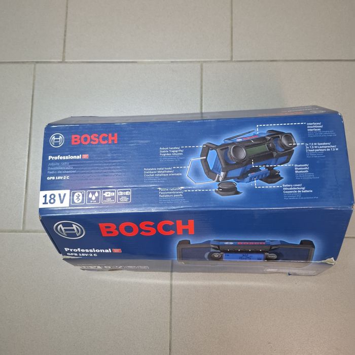 Radio Bosch GBP 18V-2 C