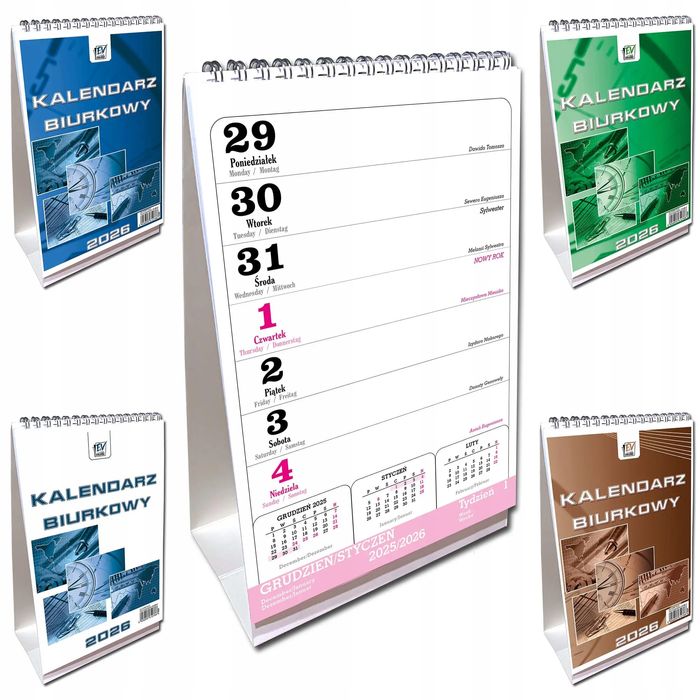 Kalendarz biurkowy 2026 EV-Corp. EV-Corp