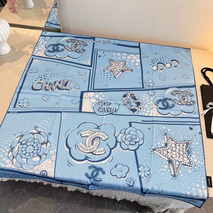 Nowa apaszka Chanel 90x90 cm jedwab