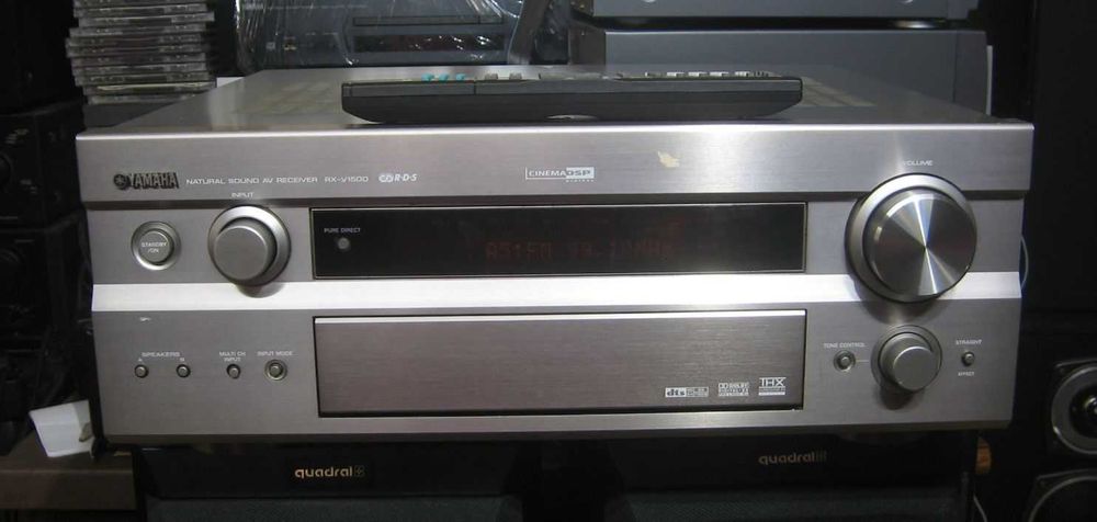 Amplituner YAMAHA RX-V1500 7x120W +pilot potężny 15kg mocny sprawny