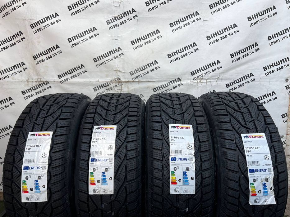 Шини 215/50 R 17 Taurus Winter. Зима. Нові колеса склад.