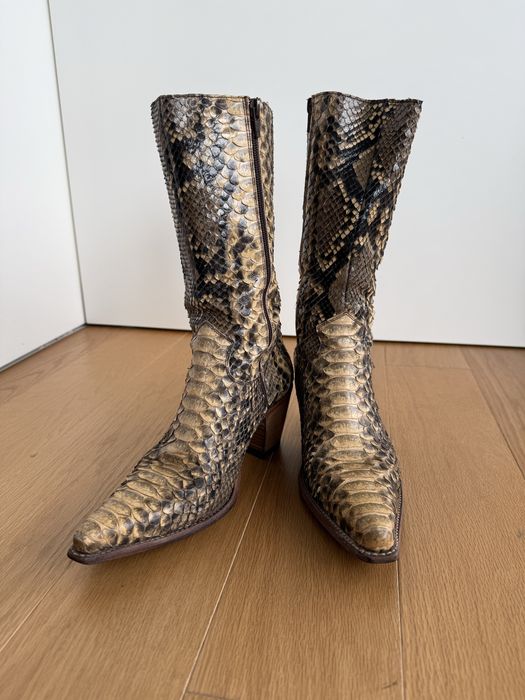 Botas vintage SENDRA em pele de cobra